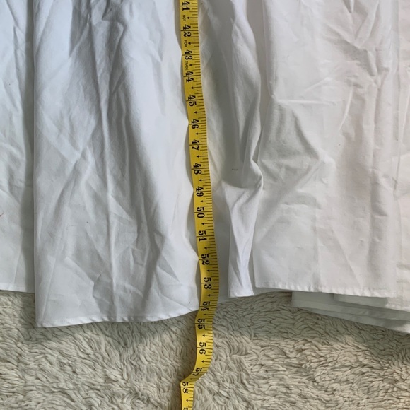 Express tiered white goddess maxi summer dress size small adjustable strap - Picture 6 of 10